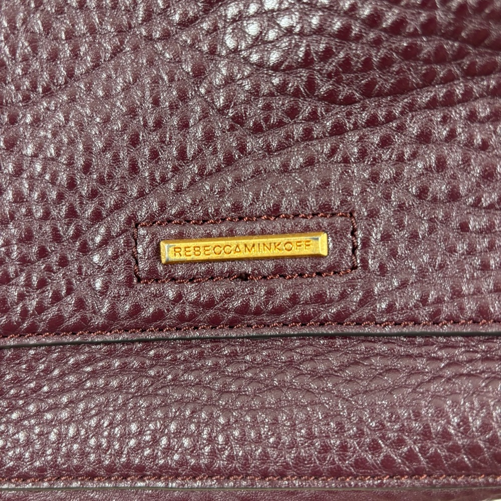 Rebecca Minkoff Darren Shoulder Bag Malbec Dust Bag - Picture 8 of 14